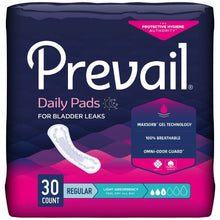 Load image into Gallery viewer, Prevail® Daily Bladder Control Pads - Light Absorbency