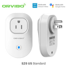 Load image into Gallery viewer, Orvibo Smart WiFi Socket Timing Power Plug Works With Alexa&Google Home Smartphone APP Control Smart Home Automation B25
