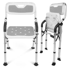 Load image into Gallery viewer, Lightweight Folding Shower Chair