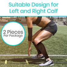 Load image into Gallery viewer, Calf Compression Sleeve Black