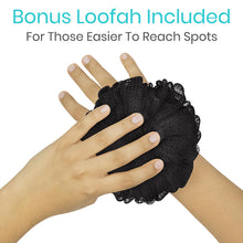Load image into Gallery viewer, Loofah Brush Dark