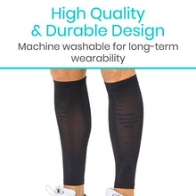 Load image into Gallery viewer, Calf Compression Sleeve Black