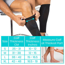 Load image into Gallery viewer, Calf Compression Sleeve Black