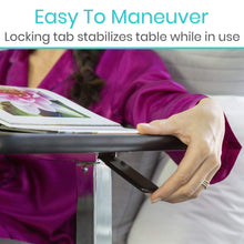 Load image into Gallery viewer, Adjustable Rolling Overbed Table