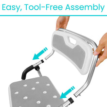 Load image into Gallery viewer, Lightweight Folding Shower Chair