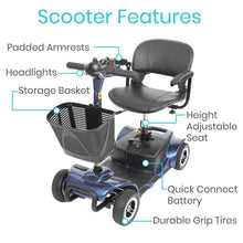Load image into Gallery viewer, 4 Wheel Mobility Scooter