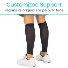 Load image into Gallery viewer, Calf Compression Sleeve Black