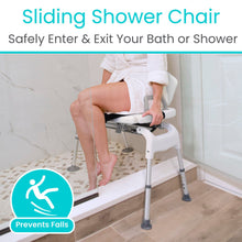 Load image into Gallery viewer, Sliding Shower Chair