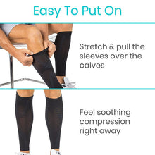 Load image into Gallery viewer, Calf Compression Sleeve Black