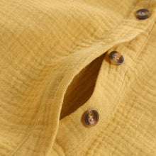 Load image into Gallery viewer, Cotton and linen long sleeve dress