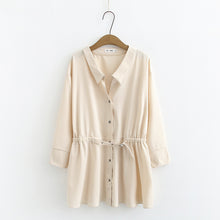 Load image into Gallery viewer, New Fat MM Thin Spring Cotton Twill Dress