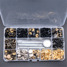 Load image into Gallery viewer, Pure copper snap button 6-color assembly tool box