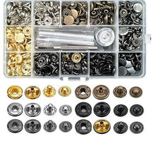 Load image into Gallery viewer, Pure copper snap button 6-color assembly tool box