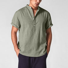 Load image into Gallery viewer, Cotton And Linen All-match Shirts And Linen Shirts