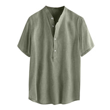Load image into Gallery viewer, Cotton And Linen All-match Shirts And Linen Shirts