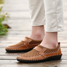 Load image into Gallery viewer, One-Legged Slip-On Shoes, Deodorant Mesh, Mesh Sandals