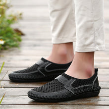 Load image into Gallery viewer, One-Legged Slip-On Shoes, Deodorant Mesh, Mesh Sandals