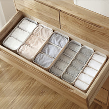 Load image into Gallery viewer, Socks Storage Box Bra Underwear Organizer Desktop Drawer Finishing Box Bathroom Plastic Storage Case Closet Organiser