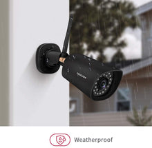 Load image into Gallery viewer, Outdoor Security Camera,G4 Full HD 4MP 2K Wifi Security Camera, Alexa Compatible, AI & Motion Detection, Free Cloud Service Included, 65Ft Night Vision IP66 Weatherproof,Black