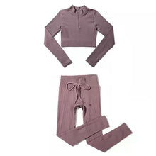 Load image into Gallery viewer, Women's Tight-fitting Moisture Wicking Yoga Suit Suit