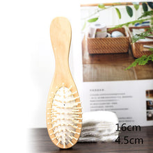 Load image into Gallery viewer, Wood Comb Professional Healthy Paddle Cushion Hair Loss Massage Brush