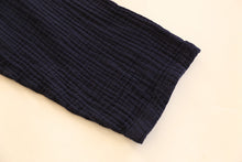 Load image into Gallery viewer, Simple Texture Of Red Cotton And Linen Dress