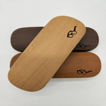 Load image into Gallery viewer, Wood grain glasses case
