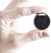 Load image into Gallery viewer, Key Finder Phone Finder Bluetooth Tracker with Replaceable Battery, 200 Feet Range, Amazon Alexa Integrated Skill, Stainless Steel, LED Light, Key Ring Included, Silver Platinum