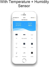 Load image into Gallery viewer, Upgraded Smart Wifi-Ir Remote Control Universal-Hub with Built-In Temperature and Humidity Sensor,Compatible with Alexa for TV DVD AC STB Etc