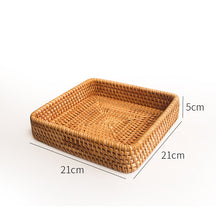 Load image into Gallery viewer, Desktop Storage Basket Rattan Living Room Home