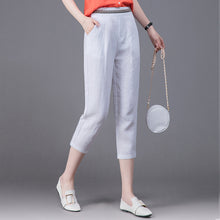 Load image into Gallery viewer, Linen Pants Summer New Loose Harem Pants Women