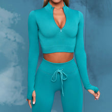 Load image into Gallery viewer, Women's Tight-fitting Moisture Wicking Yoga Suit Suit