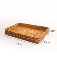 Load image into Gallery viewer, Desktop Storage Basket Rattan Living Room Home