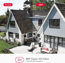Load image into Gallery viewer, Outdoor Security Camera,G4 Full HD 4MP 2K Wifi Security Camera, Alexa Compatible, AI & Motion Detection, Free Cloud Service Included, 65Ft Night Vision IP66 Weatherproof,Black