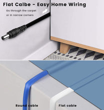 Load image into Gallery viewer, White Power Extension Cord Replacement for Alexa 4Th Gen, Alexa Show 10 (3Rd Gen), Show 8 - DC Flat Charging Plug Cable, 16Ft Long