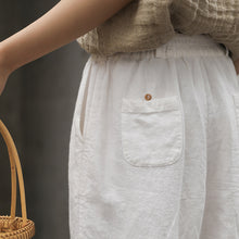 Load image into Gallery viewer, Linen Washed Artistic Women's Pants Baggy Pants