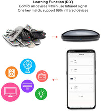 Load image into Gallery viewer, Smart IR Remote Control,All in One Wifi IR Blaster Control, Universal Infrared Remote Control for TV DVD Air Conditioner STB Etc,Compatible with Alexa, Google Assistant No Hub