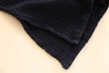 Load image into Gallery viewer, Simple Texture Of Red Cotton And Linen Dress