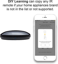 Load image into Gallery viewer, Smart IR Remote Control,All in One Wifi IR Blaster Control, Universal Infrared Remote Control for TV DVD Air Conditioner STB Etc,Compatible with Alexa, Google Assistant No Hub