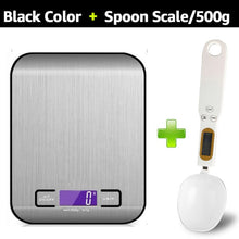 Load image into Gallery viewer, Digital Kitchen Scale 5kg/10kg Food Multi-Function 304 Stainless Steel Balance LCD Display Measuring Grams Ounces Cooking Baking