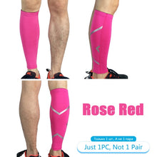 Load image into Gallery viewer, Tcare 1Pcs Calf Compression Sleeves Leg Compression Socks Runners Shin Splint Varicose Vein Calf Pain Relief Calf Guards Running