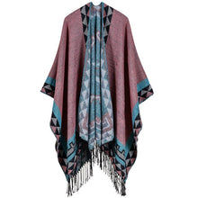 Load image into Gallery viewer, Boho Women Knitted Cardigan Poncho