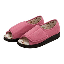 Load image into Gallery viewer, SANDAL, INDOOR/OUTDOOR EASY CLOSURE OPEN TOE - Misty Rose Color
