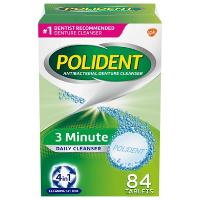 Polident Mint Flavor 3-Minute Daily Cleanser