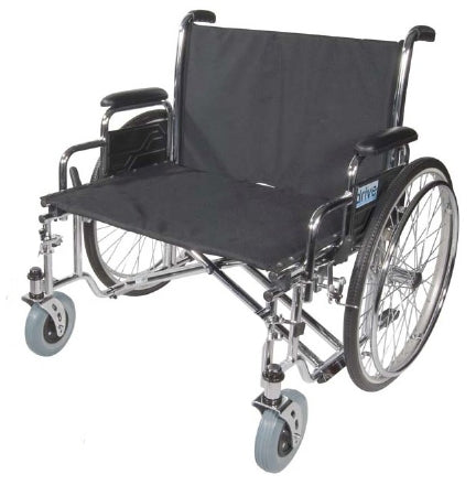 Drive Medical Bariatric Wheelchair drive™ Sentra EC Dual Axle Full Length Arm Black Upholstery 26 Inch Seat Width Adult 700 lbs. Weight Capacity