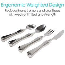 Load image into Gallery viewer, Weighted Stainless Steel Utensil Set
