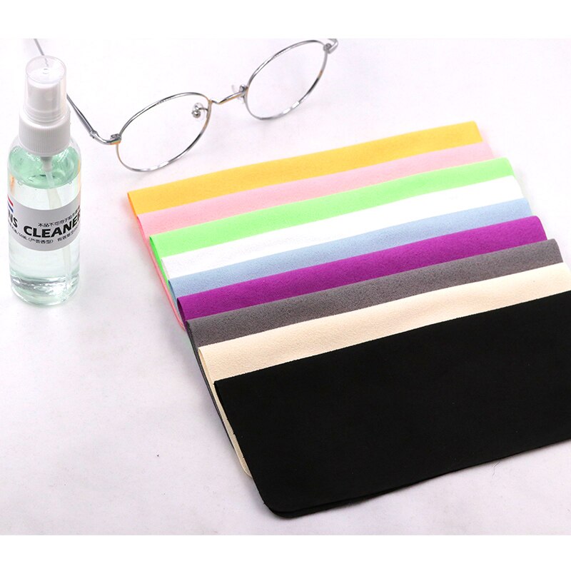 5Pcs Soft Chamois Glasses Microfiber Cleaner