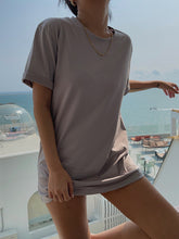 Load image into Gallery viewer, Homemade Cotton Versatile Loose White T-shirt For Women
