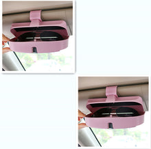 Load image into Gallery viewer, Car glasses case car sun visor bill glasses clip
