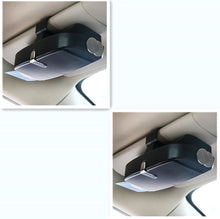 Load image into Gallery viewer, Car glasses case car sun visor bill glasses clip
